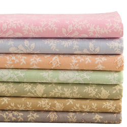 Hanjunzhao Rose Fat Quarters Floral Fabric Bundles, Pre-Cut Quilt Sewing Quilting Fabric,18" x 22" (Vintage Fabrics)