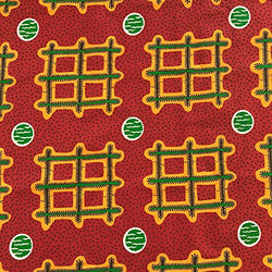African Print Fabric Cotton Print 44'' wide Sold By The Yard (90150-4)