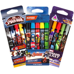Scentco Marvel Avengers Scented Gel Crayons Bundle 15 Ct