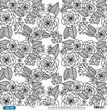 American Crafts 375303 Adult Coloring Books Patterned Paper (25 Pack), 12 by 12", Roses