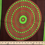 African Print Fabric Cotton Print 44'' wide Sold By The Yard (90141-4)