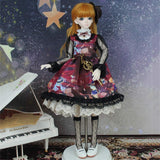 BJD Doll Clothes Punk Steam Gothic Vintage Lolita Dress for SD BB Girl Ball Jointed Dolls,B,1/3