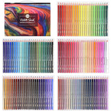 120 Watercolor Pencils - Premium Soft Core 120 Unique Colors No Duplicates Pre-sharpened Color Pencil Set for Adult Coloring Books, Artist Drawing, Sketching, Crafting