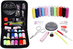 Sewing KIT,JKtown Portable Basic Sewing Accessories,Spools of Thread, Mini sew Kits Supplies for Beginners,Traveller,Emergency,Family Starter to Mending and Repair (74)