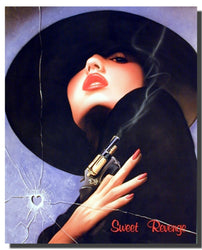 Vogue Wall Decor Picture Sweet Revenge Woman with Gun Beauty Fashion Art Print Poster (16x20)
