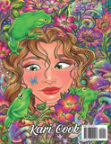Colored Visions: Nature Escape, Coloring Book