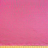 Cotton Printed Polka Dot Fabric 45" Wide 100% Cotton By The Yard Fuchsia