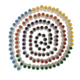 HUJI Stacking 8 Colors Crayon Fingertips Set, Favorite Toys for Kids Party Favors (Crayon-Fingertips, 12)