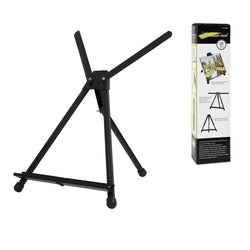 conda Aluminum Table Easel 1 Pack Tri-Pod Display with Rubber Feet,Black,20" x 24"(Double Arms) ...