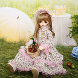 BJD Doll, 1/4 SD Dolls 16 Inch 19 Ball Jointed Doll DIY Toys Fashion Dolls with All Clothes Shoes Wig Hair Makeup, Best Gift for Girls