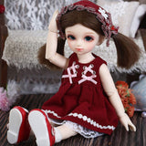 Y&D Children's Creative Toys 1/6 BJD Doll SD Doll 26Cm/10Inch Ball Joints Cosplay Fashion Dolls with All Clothes Shoes Wig Hair Makeup Surprise Gift for Girls