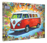 Easy Planet The Bus Canvas Wall Art (24 x 31.5 inches The Bus)