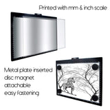 Mlife A4 LED Tracing Light Box - Professional Super Bright LED 10 Level Dimmable Brightness Tracer Pad with Physical Buttons for Drawing Sketching Animation X-ray Viewing Tattoo Diamond Painting