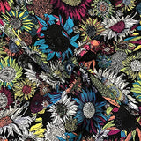 Printed Rayon Challis Fabric 100% Rayon 53/54" Wide Sold by The Yard (1020-4)