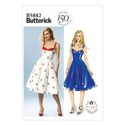 BUTTERICK PATTERNS B5882 Misses' Dress Sewing Templates, Size D5