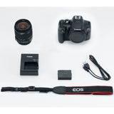 Canon EOS Rebel T6 DSLR Camera with 18-55mm is II and 75-300mm III Double Zoom Kit Bundle with 58mm Wide Angle and Telephoto Lens, 58mm Filter Kit, 2X 32GB Memory Card and Screen Protectors