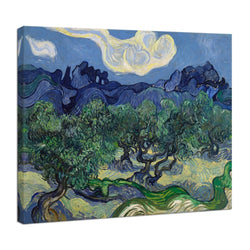 Wieco Art Large Canvas Prints Wall Art Olive Trees by Van Gogh Classic Abstract Oil Paintings Reproduction Artwork Gallery Wrapped Landscape Pictures for Living Room Bedroom Home Office Decor
