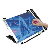 Mlife B4 LED Light Pad Kit - Upgraded Diamond Painting Light Box Dimmable Tracing Light Board, Sketching, Animation, Drawing Light Box with 4 Fasten Clips and Metal Stand