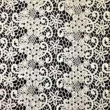 Berry Floral Guipure French Venice lace (Ivory)