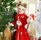 JLIMN BJD Doll 60Cm 23 Ball Jointed Dolls with Clothes Wigs Shoes Makeup for Girls, B