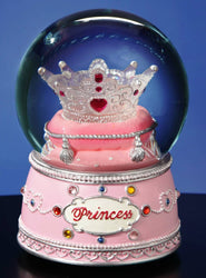 The San Francisco Music Box Company Princess Crown Water Globe