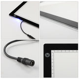 CO-Z A2 LED Drawing Light Box Board, Ultra-Thin Stepless Dimmable Brightness Tracing Tracer Artist Light Pad (A2)