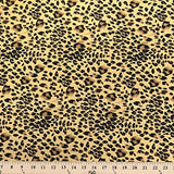 ITY Fabric Cheetah (18-1) Print Polyester Lycra Knit Jersey 2 Way Spandex Stretch 58" Wide