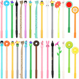 30 Pieces Cute Cartoon Gel Ink Pens Rollerball Pens Assorted Style Writing Pens for Home Office School Kids Gift
