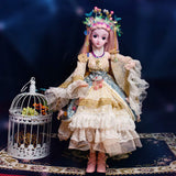 Twelve Constellations BJD Dolls,1/3 SD Doll 60Cm 19 Movable Ball Jointed Doll DIY Toys Fully Poseable Fashion Doll,Pisces