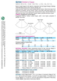 Kwik Sew K3723 Capes Sewing Pattern, Size XS-S-M-L-XL