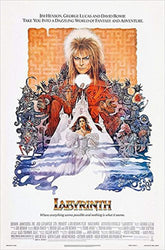 Buyartforless Labyrinth Starring David Bowie 1986 36x24 Movie Art Print Poster