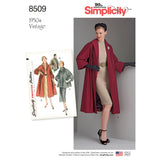 Simplicity Vintage US8509R5 Sewing Pattern Tops/Vest/Jkts/Coats, R5 (14-16-18-20-22)