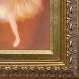 overstockArt Degas Star Dancer on Stage with Elegant Gold Frame Oil Painting, Gold Finish