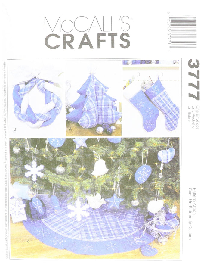 McCall's Patterns M3777 Christmas Decorating, One Size Only
