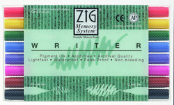 Zig Memory System Writer Dual-Tip Markers, Multicolor, 8-Pack