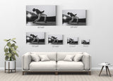 Freddie Mercury Canvas Print in Concert Picture Black and White Wall Art Legend Queen Motivational Wall Art Home Decor Stretched - Ready to Hang -%100 Handmade in The USA - 30x40