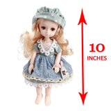 CLEVER BOYS BJD Dolls 10 inch Dolls 1/6 BJD Doll Gorgeous Clothes Outfit Shoes Socks Makeup Face Best Gift for Girls ( Amanda )