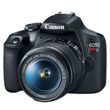 Canon EOS Rebel T7 18-55mm f/3.5-5.6 is II Kit + 64GB SD Card + Case (17pc Bundle)