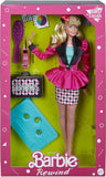 Barbie Rewind 80s Edition Career Girl Doll (11.5-in Blonde) Wearing Blazer, Houndstooth Skirt & Accessories, with Cassette Tape Doll Stand, Gift for Collectors