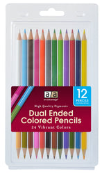 Art Advantage Dual Ended Colored Set, 12 Pencils