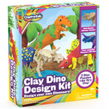 Creative Kids Build Your Own Dinosaur Air Dry Magic Clay Boys Crafts Set for Kids - 3 x 3D Dino Puzzles with 15 x Molding Modelling Clay - STEM Educational Set - Gift for Boys & Girls Age 6+