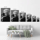 Marilyn Monroe Wall Art with Her Cute Dog Canvas Print Black and White Wall Art Home Décor Retro Vintage Design Gallery Stretched and Ready to Hang (12x8)