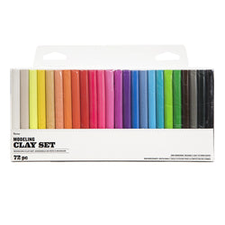 DARICE 30053265 0.44" x 4.75" Modeling Clay Set (72 Pack), Assorted