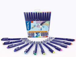 Pilot Frixion Erasable Fineliner Pens Assorted Colors - Pack 12
