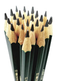 Faber-Castell Pencils, Castell 9000 Artist graphite pencils, 4B black lead Pencil for drawing, sketch, shading - box of 12
