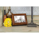 Cottage Garden Place 4x6 Photo Here You are My Sunshine Dark Wood Finish Jewelry Music Box - You are My Sunshine