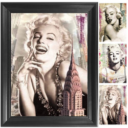 Vintage Marilyn Monroe 3D Poster Wall Art Decor Framed Print | 14.5x18.5 | Lenticular Posters & Pictures | Memorabilia Gifts for Guys & Girls Bedroom | Celebrity Movie Fan Room Picture & Decorations