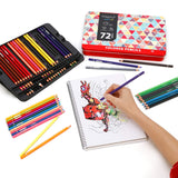 Magicfly 72 Colored Pencils Set, Soft Wax-Based Cores, Ideal for Drawing Art, Sketching, Shading & Coloring