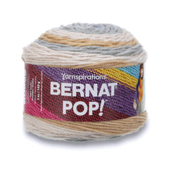 Bernat POP!, 5oz, Guage 4 Medium, 100% Acrylic, Foggy Notion
