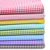 iNee Gingham Fat Quarters Fabric Bundles, Quilting Fabric for Sewing Crafting, 18 x 22 inches, (Gingham)